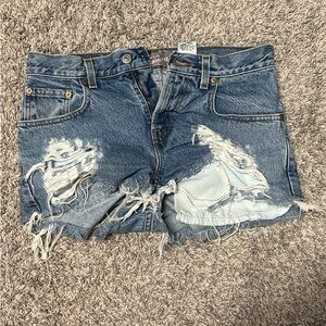 Levi cutoff shorts